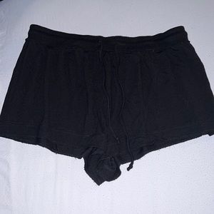 Soft and Cozy Pajama Shorts Black L